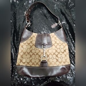 Vintage Coach Hamptons signature hobo shoulder bag